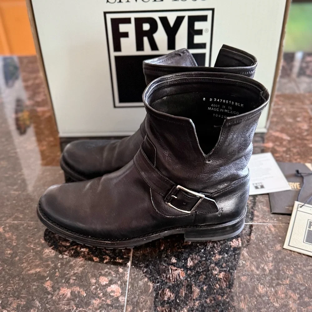 Frye Natalie Short Engineer Boot - Picture 6 of 12